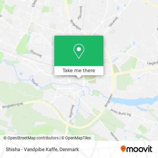 Shisha - Vandpibe Kaffe map