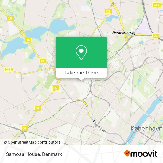 Samosa House map
