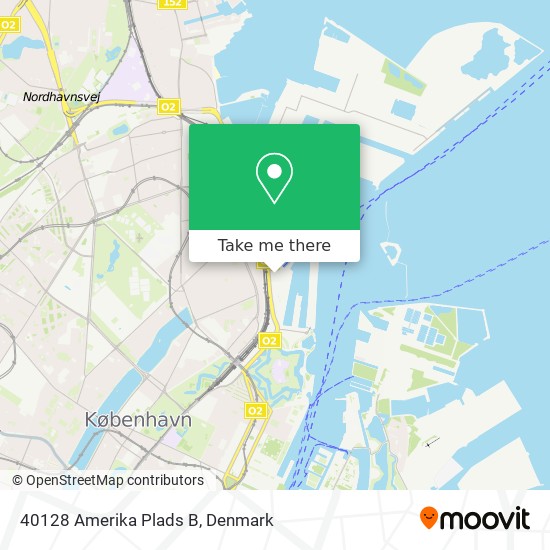 40128 Amerika Plads B map