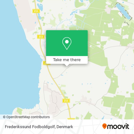 Frederikssund Fodboldgolf map