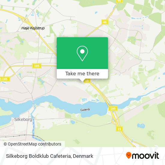 Silkeborg Boldklub Cafeteria map