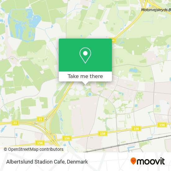 Albertslund Stadion Cafe map
