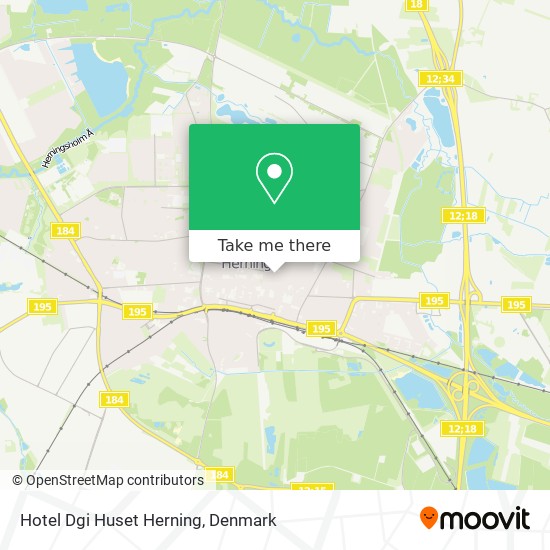 Hotel Dgi Huset Herning map