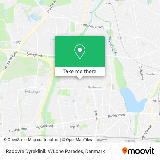 Rødovre Dyreklinik V / Lone Paredes map