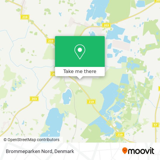 Brommeparken Nord map
