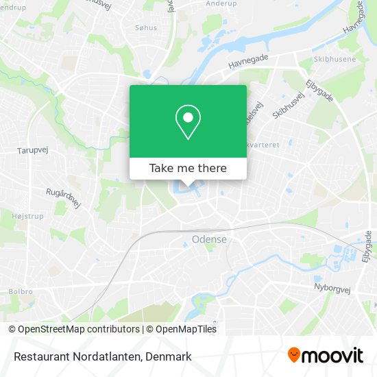 Restaurant Nordatlanten map