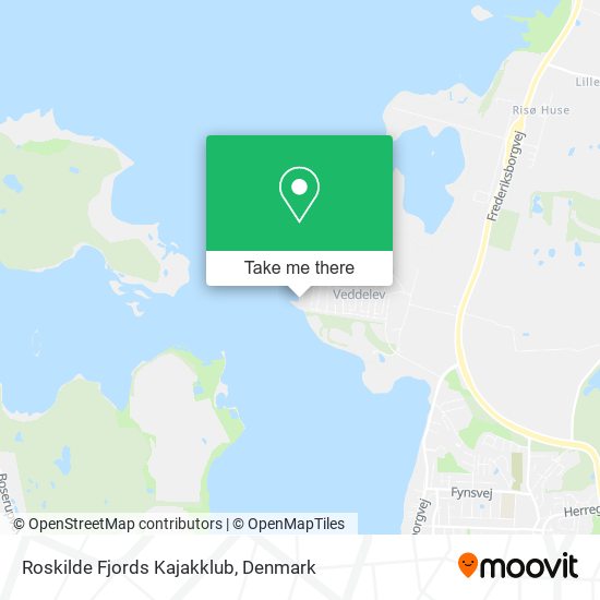 Roskilde Fjords Kajakklub map