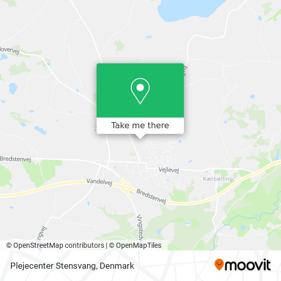 Plejecenter Stensvang map