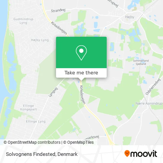 Solvognens Findested map