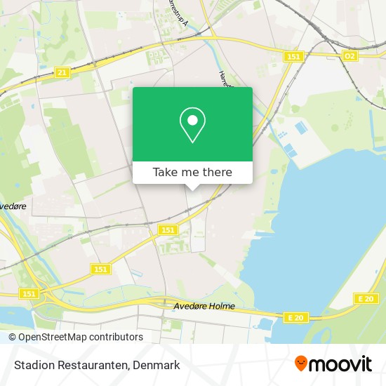 Stadion Restauranten map