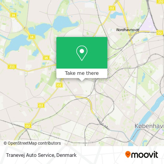 Tranevej Auto Service map