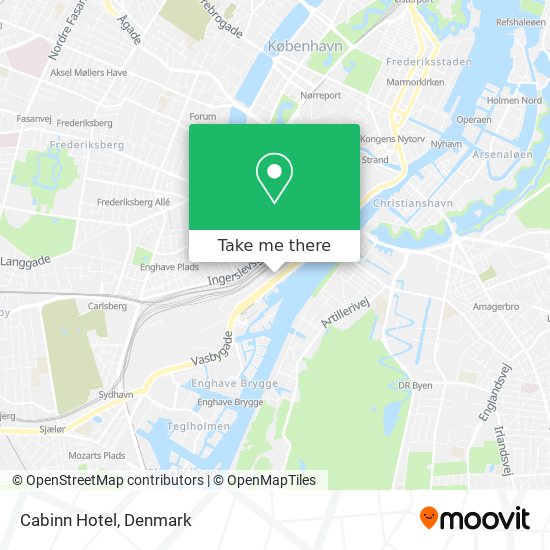 Cabinn Hotel map