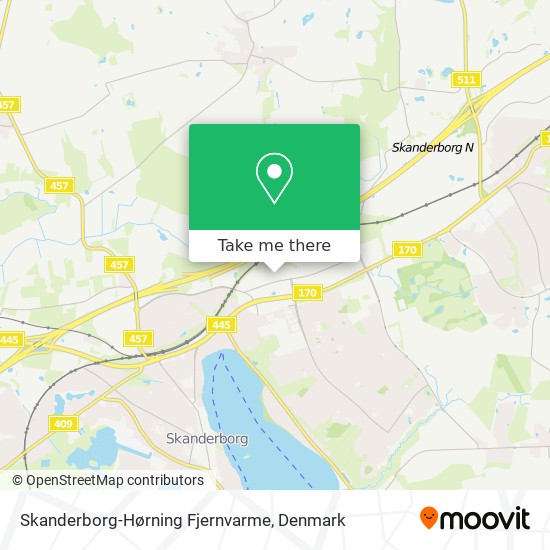 Skanderborg-Hørning Fjernvarme map