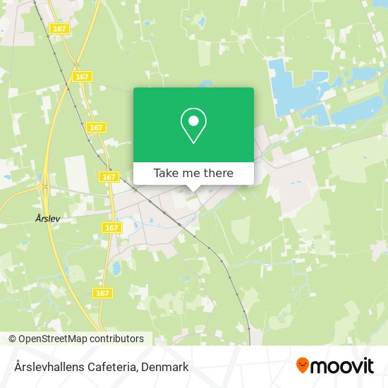 Årslevhallens Cafeteria map