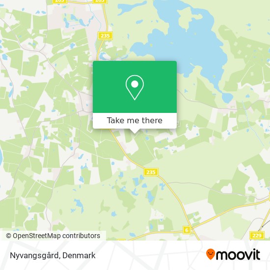 Nyvangsgård map