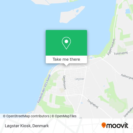 Løgstør Kiosk map