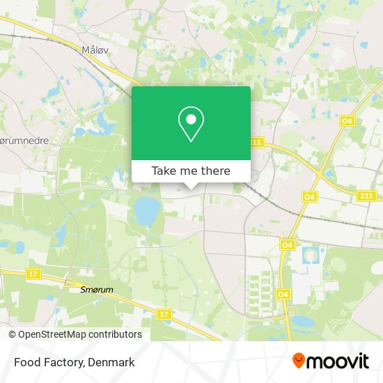 Food Factory map