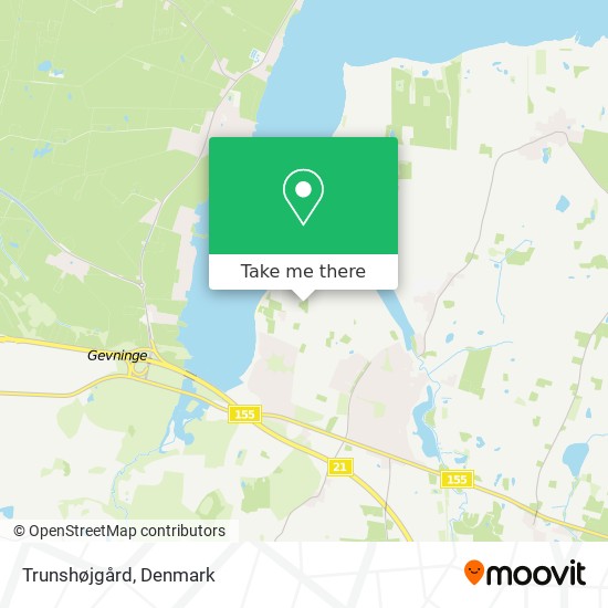 Trunshøjgård map