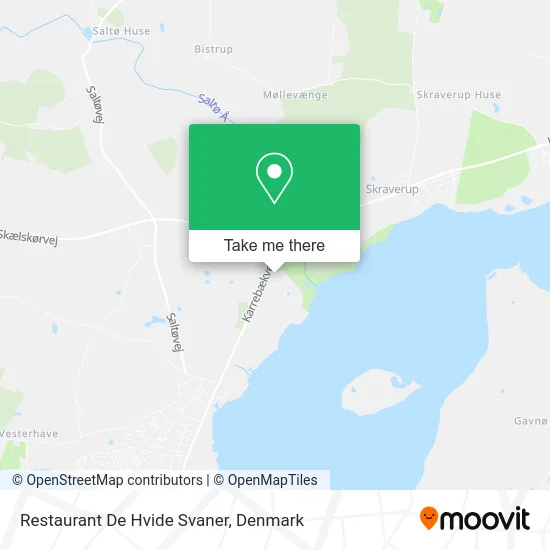 Restaurant De Hvide Svaner map