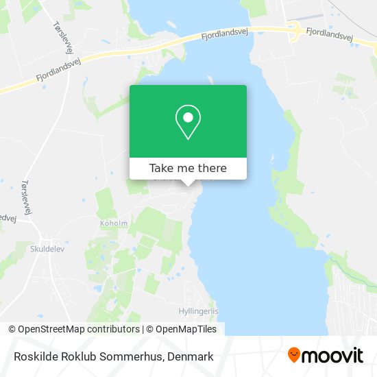 Roskilde Roklub Sommerhus map