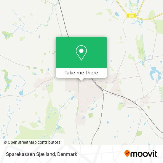 Sparekassen Sjælland map