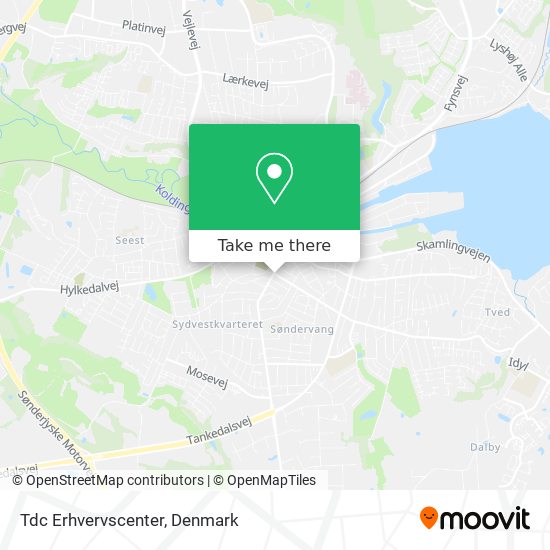Tdc Erhvervscenter map