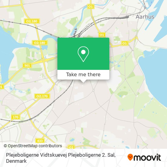 Plejeboligerne Vidtskuevej Plejeboligerne 2. Sal map