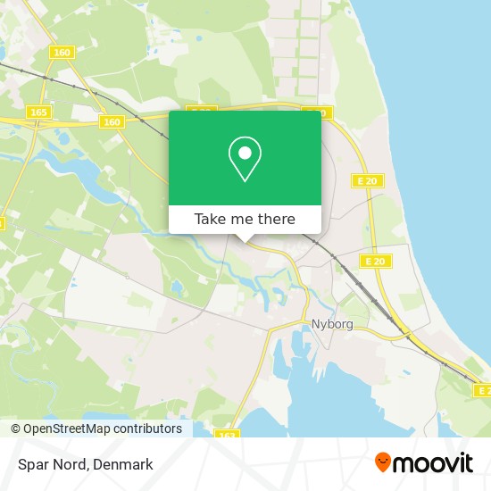 Spar Nord map