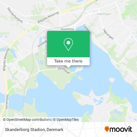 Skanderborg Stadion map