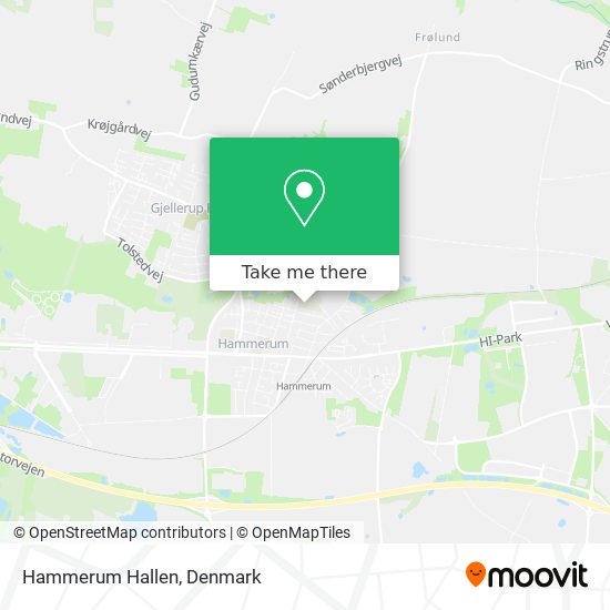 Hammerum Hallen map