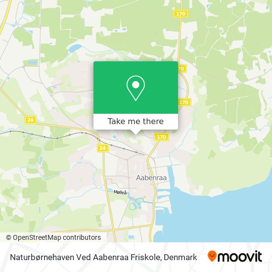 Naturbørnehaven Ved Aabenraa Friskole map