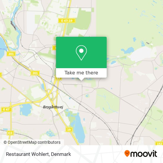 Restaurant Wohlert map