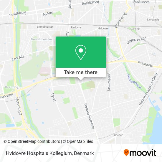 Hvidovre Hospitals Kollegium map