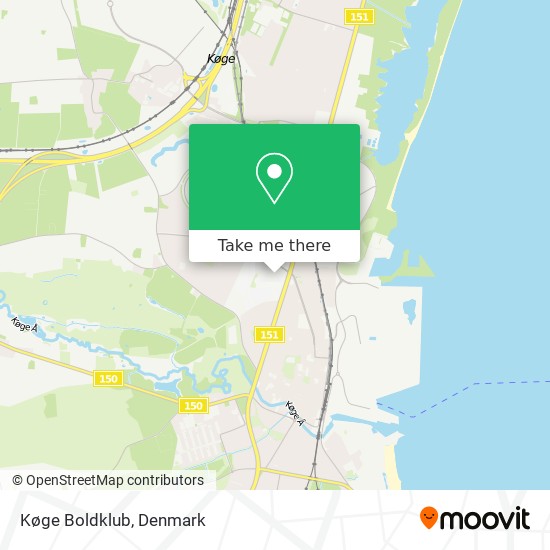 Køge Boldklub map