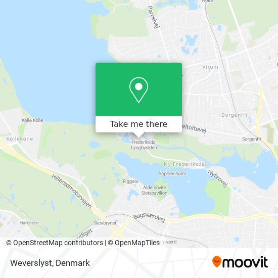 Weverslyst map
