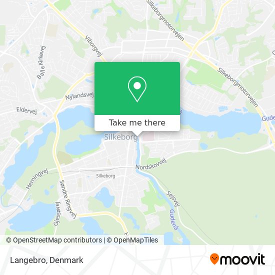 Langebro map