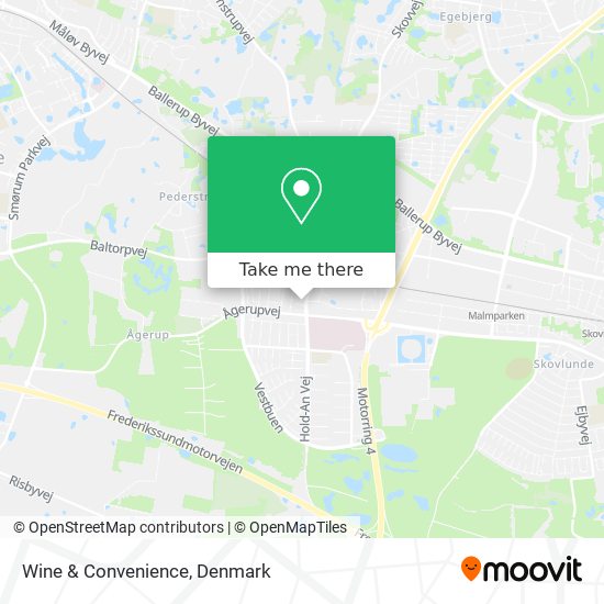 Wine & Convenience map