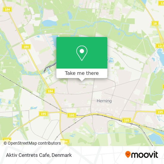 Aktiv Centrets Cafe map