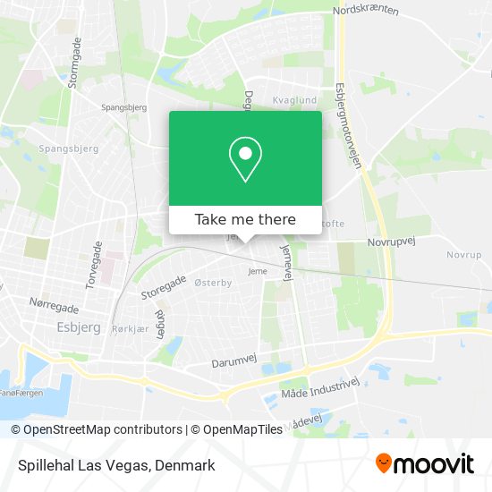 Spillehal Las Vegas map