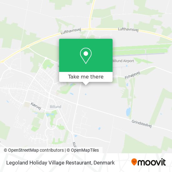 Legoland Holiday Village Restaurant map