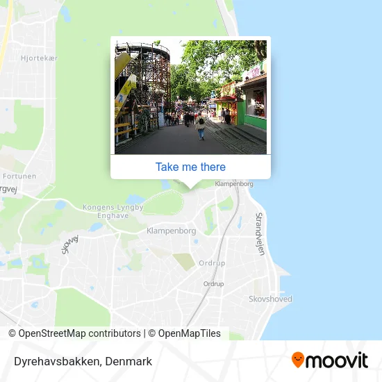 Dyrehavsbakken map