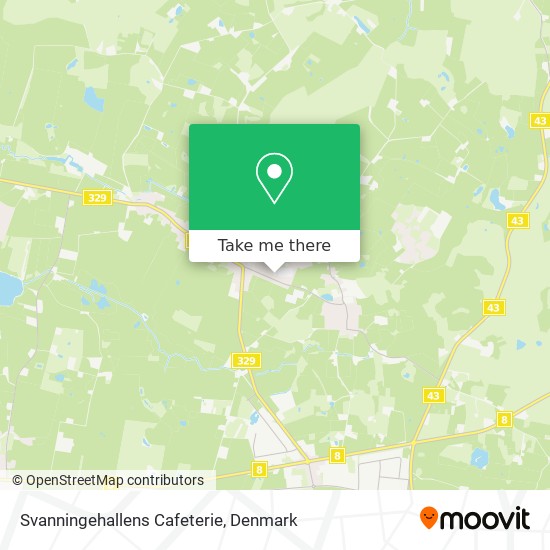 Svanningehallens Cafeterie map