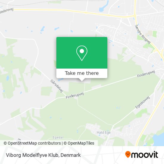 Viborg Modelflyve Klub map