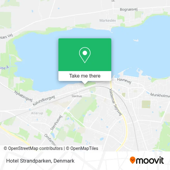 Hotel Strandparken map
