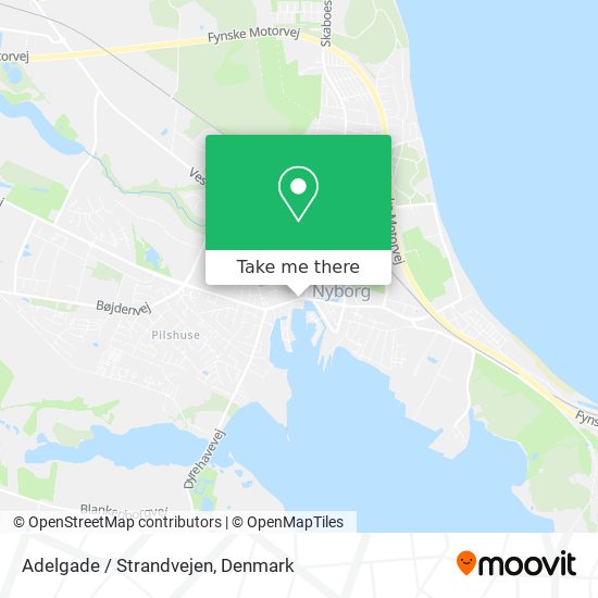 Adelgade / Strandvejen map