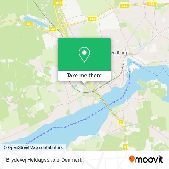 Brydevej Heldagsskole map