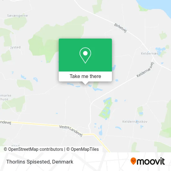 Thorlins Spisested map
