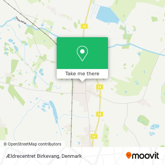 Ældrecentret Birkevang map