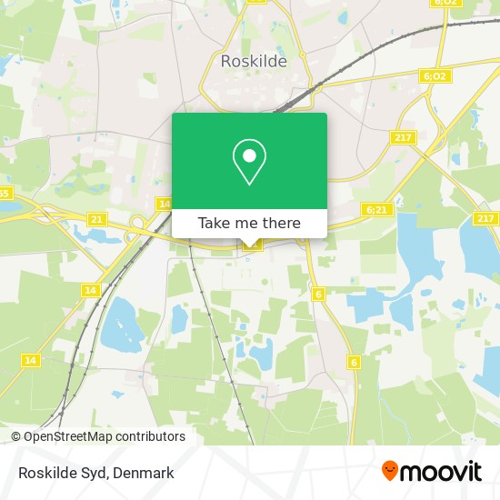 Roskilde Syd map