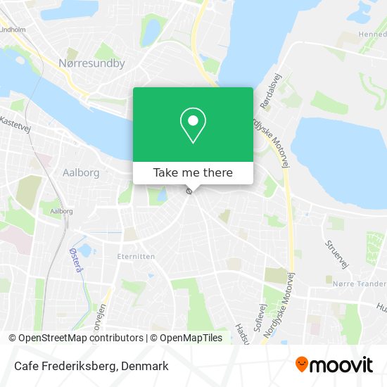 Cafe Frederiksberg map